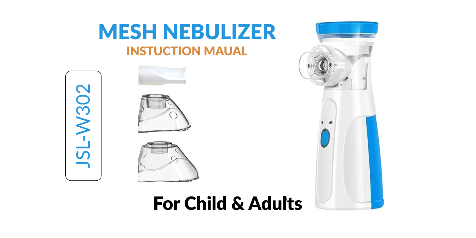 Mesh Portable Handheld Nebulizer JSL-W302